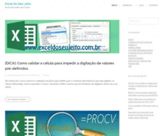 Exceldoseujeito.com.br(Excel para quem usa o Excel) Screenshot