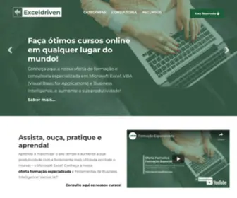 Exceldriven.com(Formação em Microsoft Excel) Screenshot