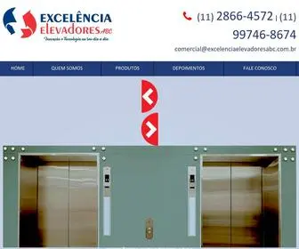 ExcelenciaelevadoresABC.com.br(Excelência Elevadores ABC) Screenshot