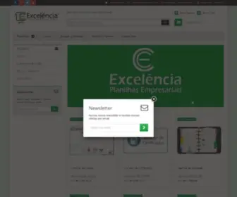 Excelenciaplanilhas.com.br(Estamos) Screenshot