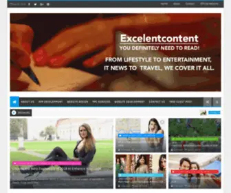 Excelentcontent.com(Excellent Content Writing) Screenshot