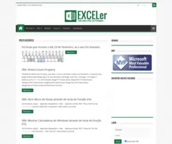 Exceler.org(Tudo sobre EXCEL em Português) Screenshot