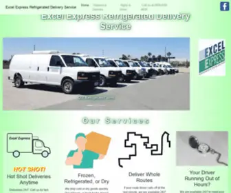 Excelexpress.net(Excel Express Refrigerated Delivery Service) Screenshot