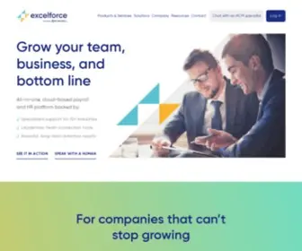 Excelforce.com(WorkForce Management HR System) Screenshot