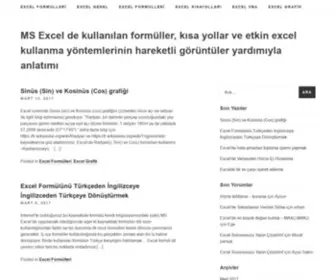 Excelformulleri.net(EXCEL FORMÜLLERİ) Screenshot