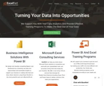 Excelfort.com(Turn your data into opportunity) Screenshot