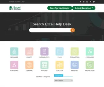 Excelhelpdesk.com(My Excel Help Desk Blog) Screenshot