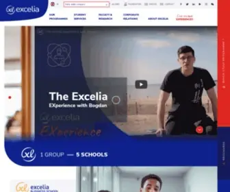 Excelia-Group.fr(Ecole de commerce) Screenshot