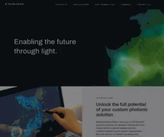 Excelitas.com(Homepage) Screenshot