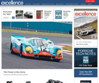 Excellence-Mag.com(The Magazine About Porsche) Screenshot