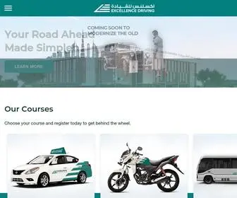 Excellencedriving.com(Excellence driving) Screenshot