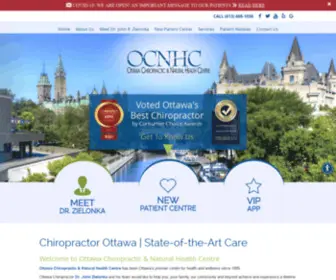 Excellenceinhealth.com(Chiropractor Ottawa ON) Screenshot