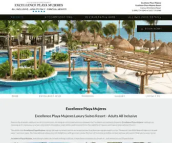 Excellenceislamujeres.com(Excellence Playa Mujeres) Screenshot
