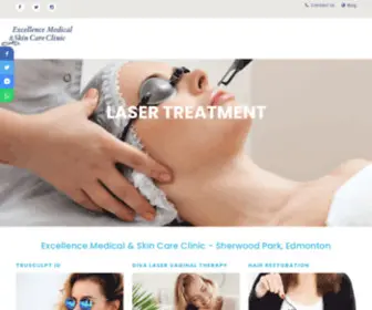 Excellencemedicalandskincareclinic.com(Botox &amp; Fillers) Screenshot