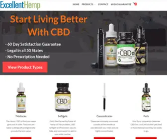 Excellenthemp.com(Buy CBD Hemp Oil today. Excellent Hemp) Screenshot