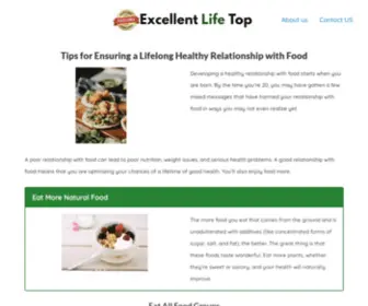 Excellentlifetop.com(Excellent Life Top) Screenshot