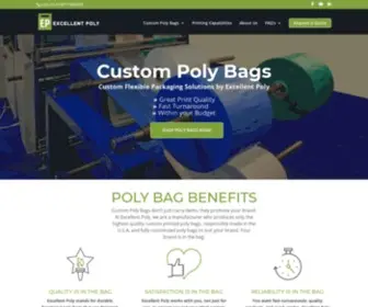 Excellentpoly.com(Custom Poly Bags) Screenshot