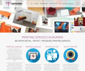 Excellentprinters.in(Printing Company) Screenshot