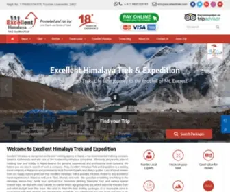 Excellenttrek.com(Excellent Himalaya Trek) Screenshot