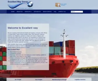 Excellentwaycargo.com(Excellent Way Global Services Limited) Screenshot