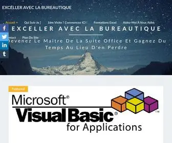 Exceller-Avec-LA-Bureautique.com(Exceller avec la bureautique) Screenshot