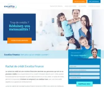 Excellia-Finance.fr(Courtier rachat de crédits) Screenshot