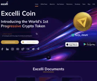 Excellicoin.com(Excelli Coin) Screenshot