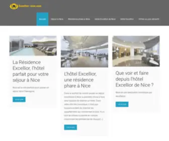 Excellior-Nice.com(Residence hotelière Nice) Screenshot