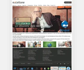 Excellone.com(Drupal Development) Screenshot