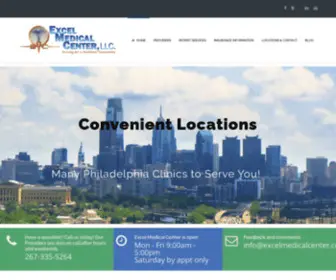 Excelmedicalcenter.com(Striving for a Healthier Community) Screenshot