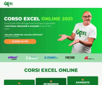 Excelpertutti.com(Corso Excel online con attestato) Screenshot