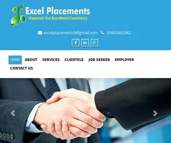 Excelplacements.in(Excel Placements Aurangabad) Screenshot