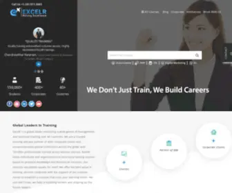 Excelr.com(Global Certification Training for Professionals) Screenshot