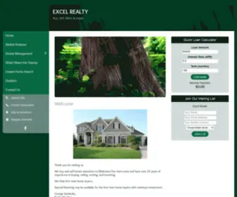 Excelrealty.biz(EXCEL REALTY) Screenshot