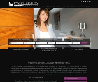 Excelrealtyandmortgage.com(Excel Realty and Mortgage) Screenshot