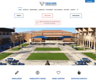 Excelsior.com(Charter Schools) Screenshot
