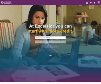 Excelsior.edu(Excelsior University) Screenshot