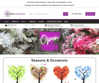 Excelsiorwholesale.co.uk(Florist Supplies & Sundries for Floral Designs) Screenshot