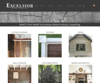 Excelsiorwood.com(Excelsior Wood Products) Screenshot