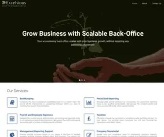 Excelsious.com(Accounting Outsourcing Services) Screenshot