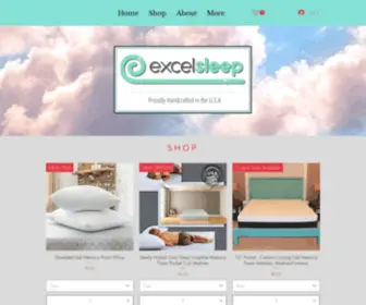 Excelsleepproducts.com(Excel Sleep Products) Screenshot