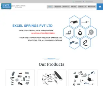 Excelsprings.in(Excel Springs Private Limited) Screenshot