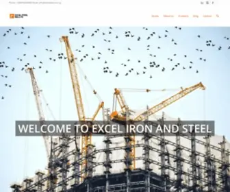 Excelsteel.com.ng(Excel Steel Nigeria Ltd) Screenshot