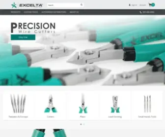 Excelta.com(Precision Hand Tools Tweezers) Screenshot