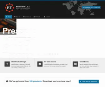 Exceltech-LLC.com(Excel Tech) Screenshot
