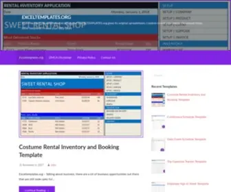 Exceltemplates.org(EXCELTEMPLATES) Screenshot