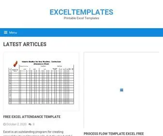 Exceltemplates.xyz(exceltemplates) Screenshot