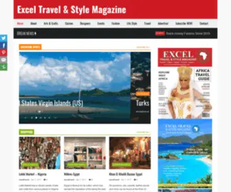 Exceltravelstylemagazine.com(Excel Travel & Style Magazine) Screenshot