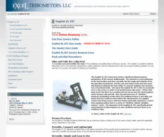 Exceltribometers.com(Excel Tribometers) Screenshot