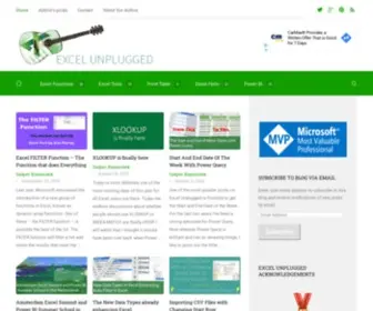 Excelunplugged.com(Excel UnpluggedExcel Unplugged) Screenshot